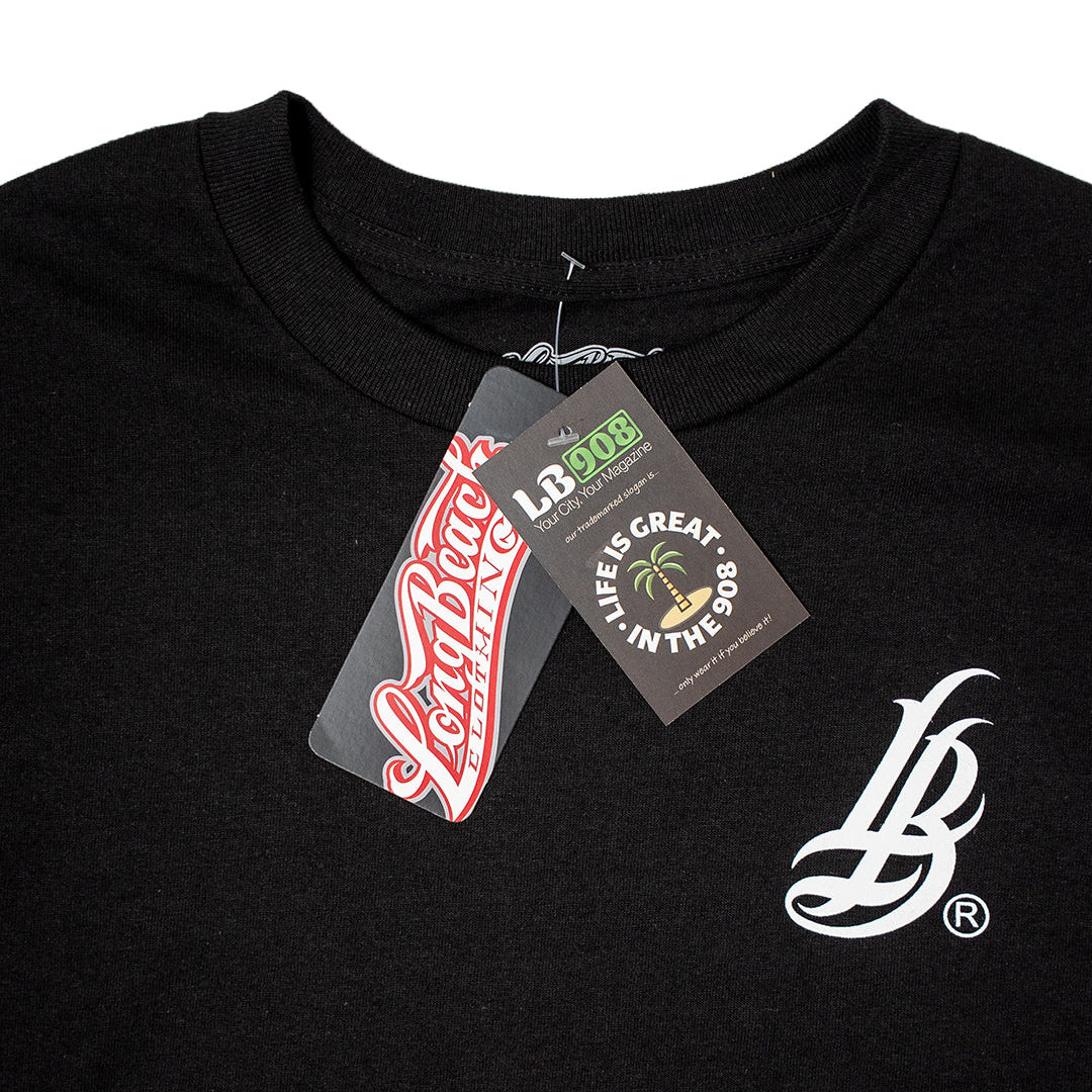 Long Beach Clothing Co. X LB908 Men's Black T-Shirt