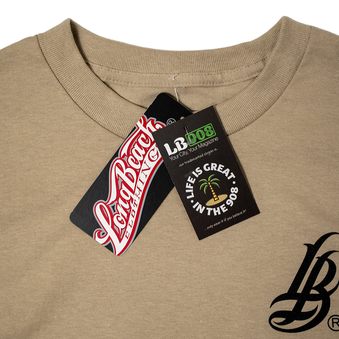 Long Beach Clothing Co. X LB908 Men's Sand T-Shirt