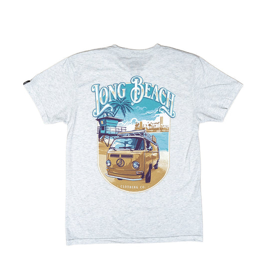 ADULT LB 1969 Bus Heather White Triblend T-Shirt