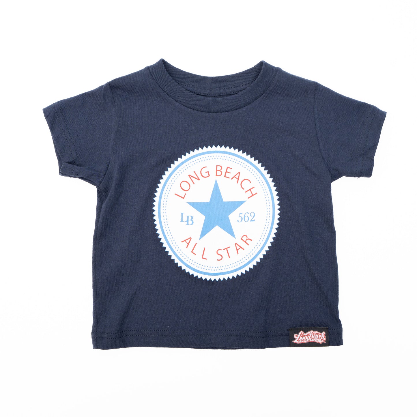 Long Beach All Star Toddler Navy T-Shirt