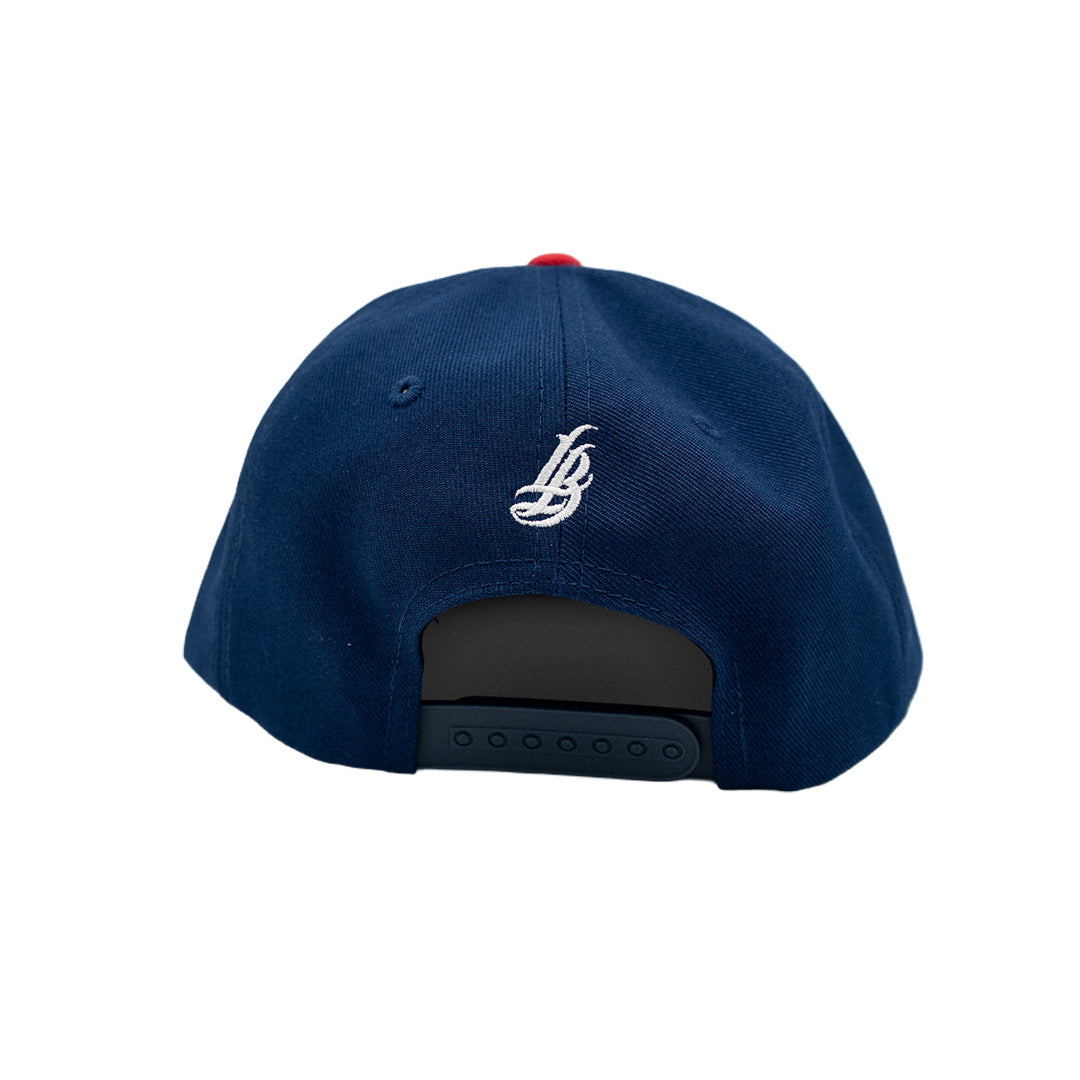Americana Cursive LB Red, White & Blue Snapback