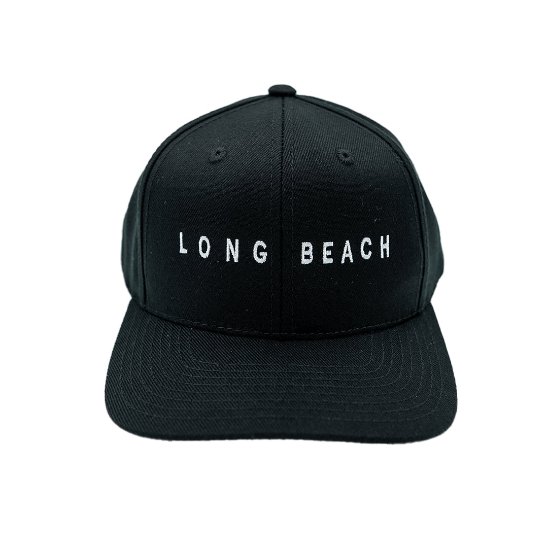 Long Beach Black Baseball Hat