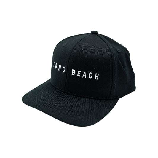 Long Beach Black Baseball Hat