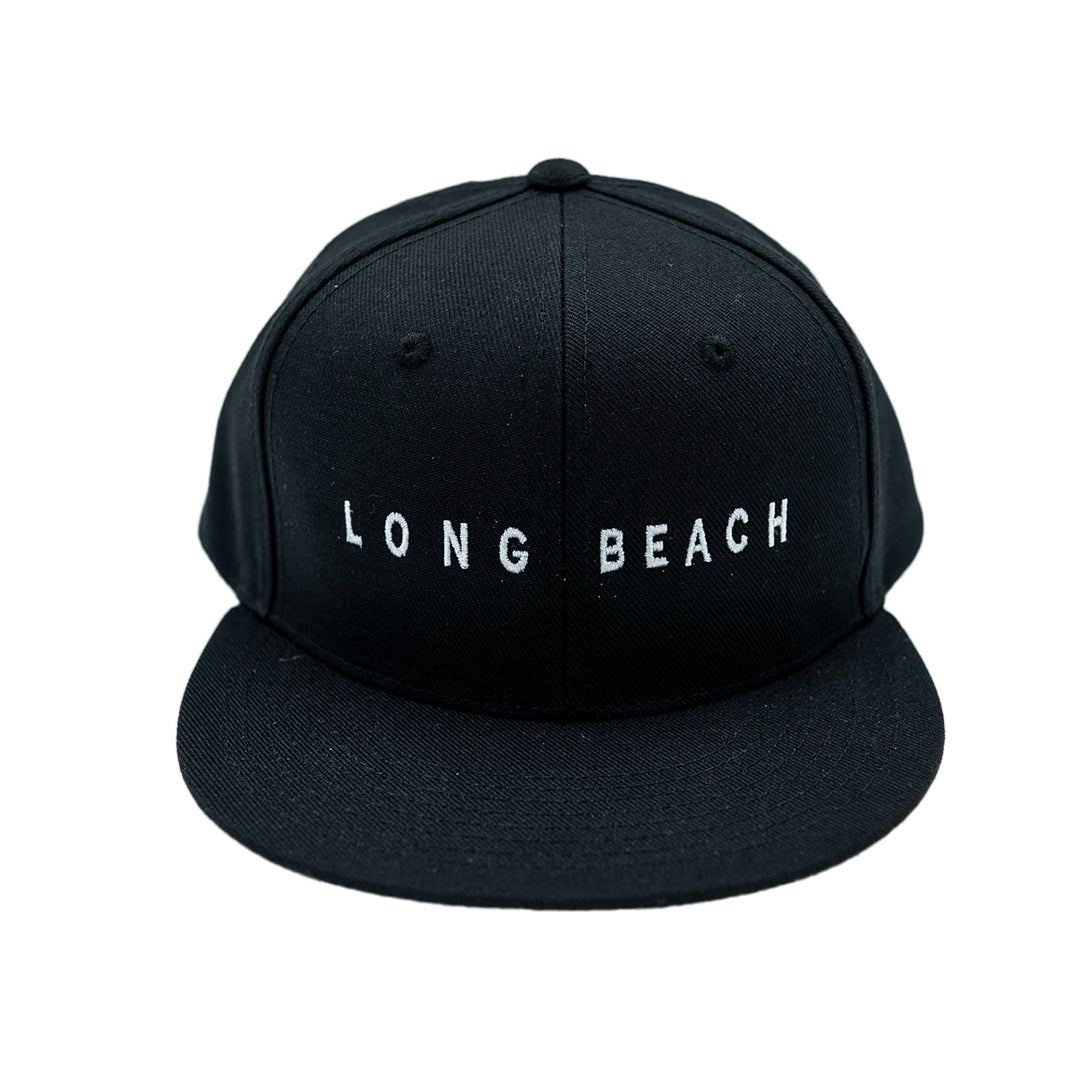 Long Beach Black Snapback