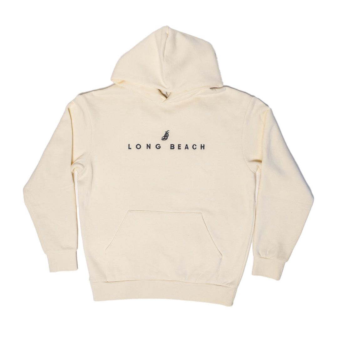 Men's Embroidered Bone Pullover Hoodie