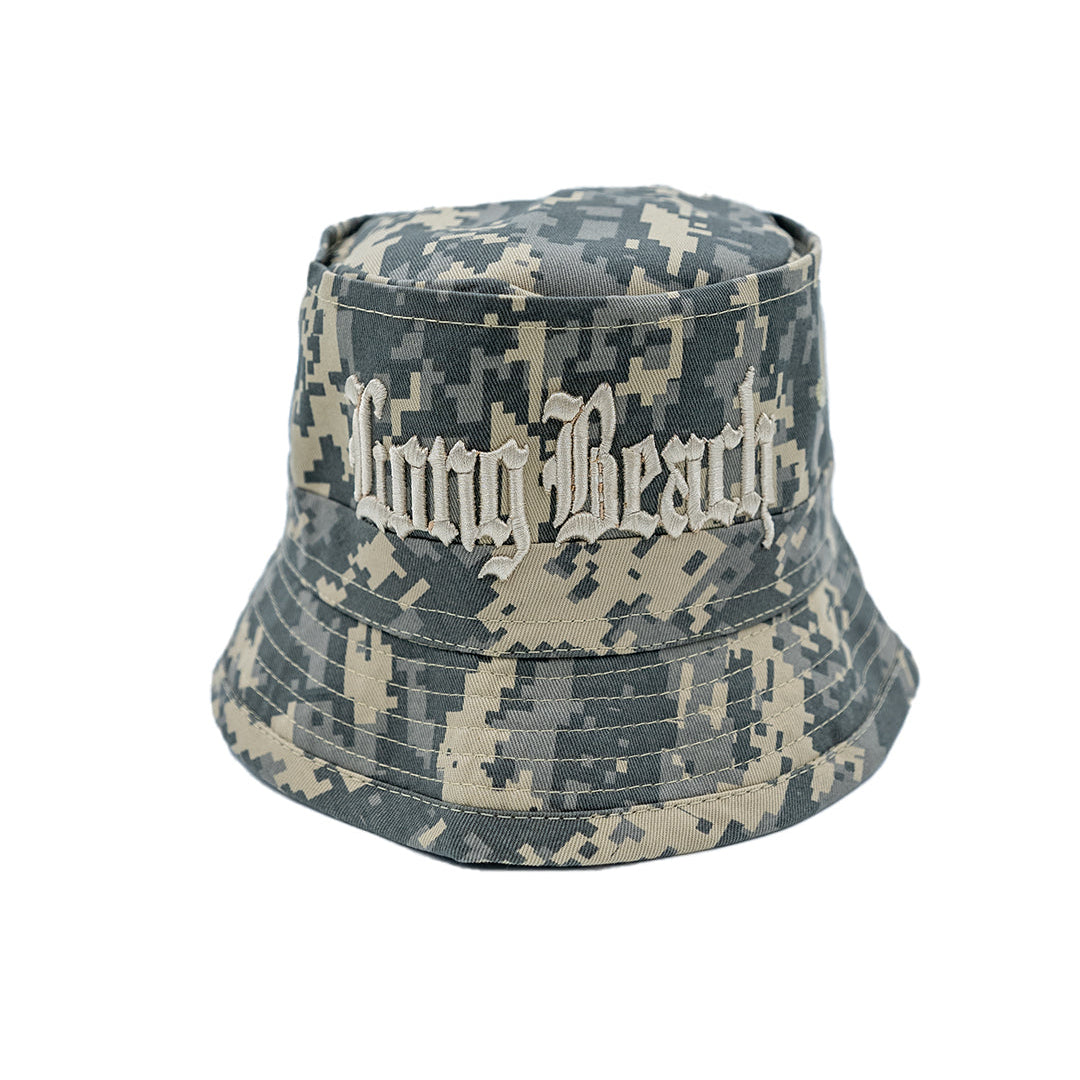 Old English Long Beach Digital Camouflage Bucket Hat