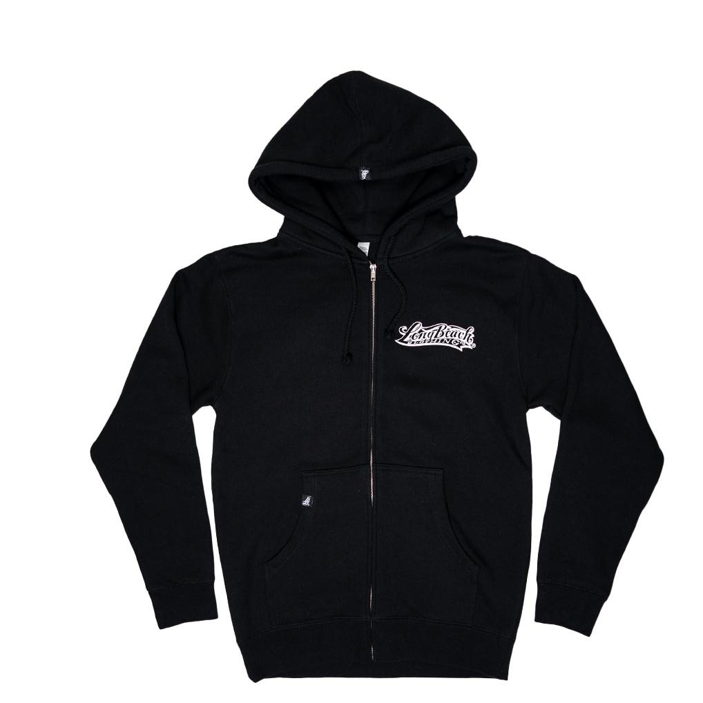 Cali Queen Men's Black Zip Up Hoodie