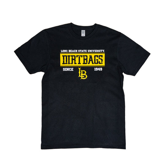 ADULT Long Beach State Dirtbags Black T-Shirt