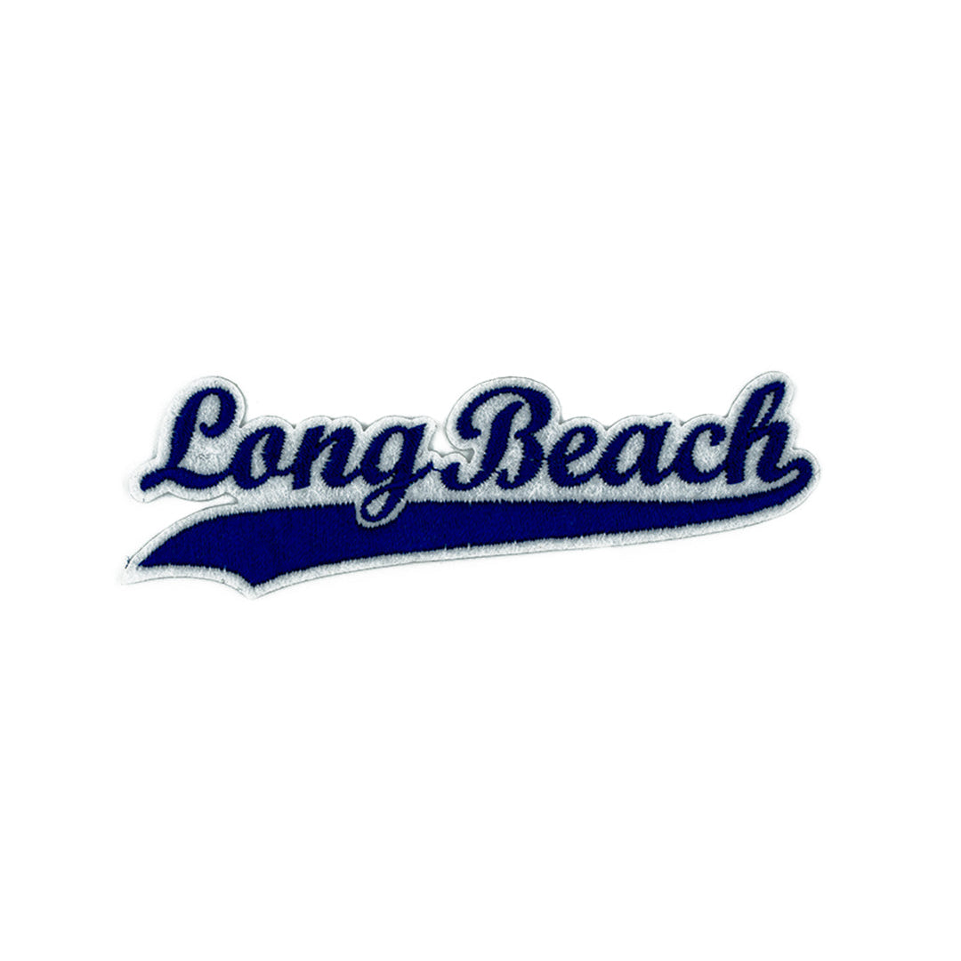 Cursive Long Beach Blue Patch