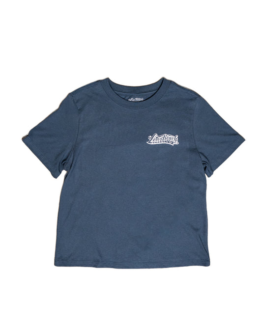 Cali Queen Women's Vintage Navy Boxy T-Shirt