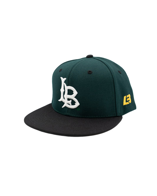 Classic LB Forest Green Black Snapback- LBC Brand