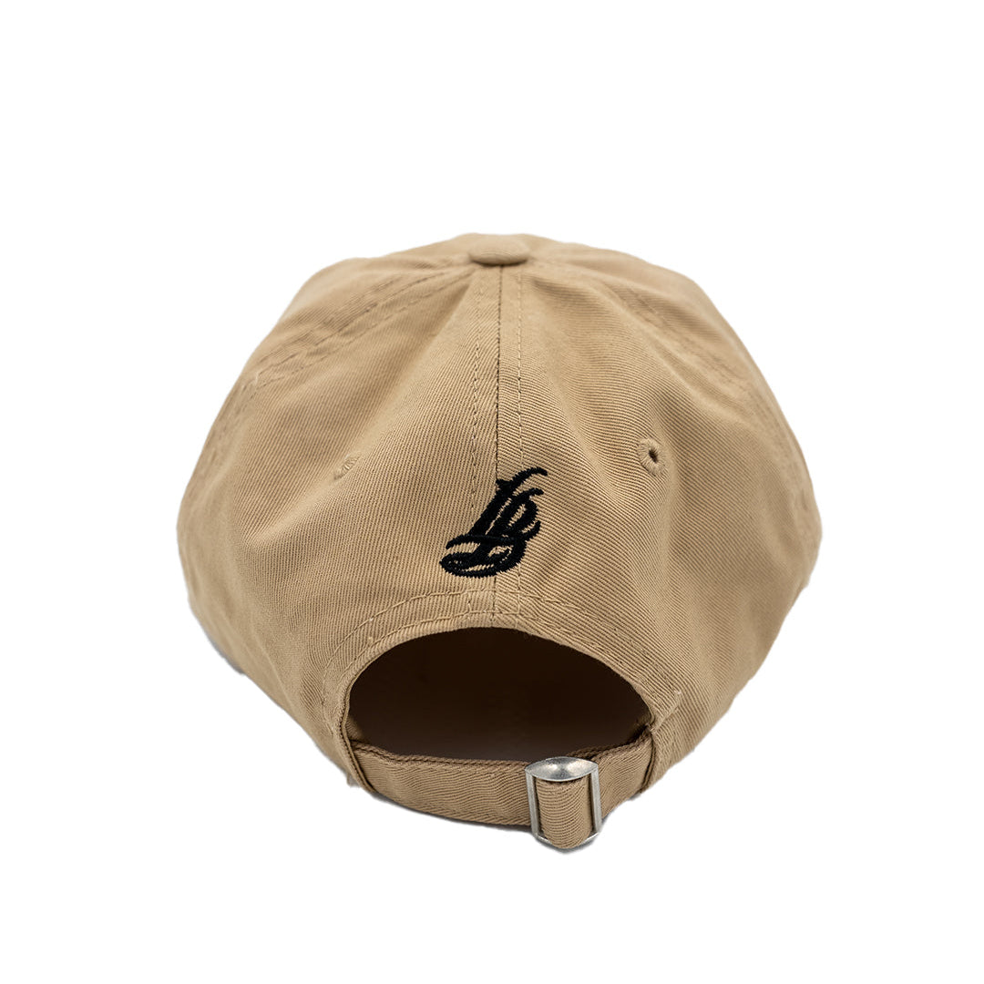 Cursive LB Sandstone Unstructured Dad Hat