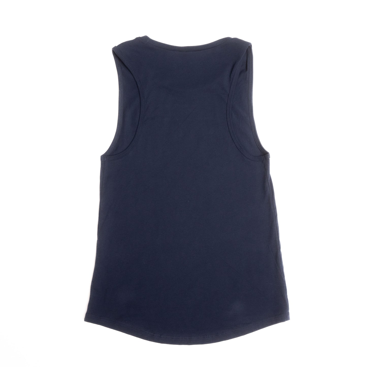 Oil Logo Women's Navy Muscle Tank Top