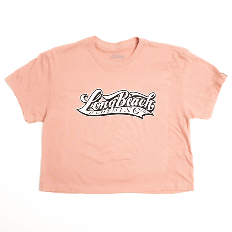OG Logo Women's Desert Pink Crop T-Shirt