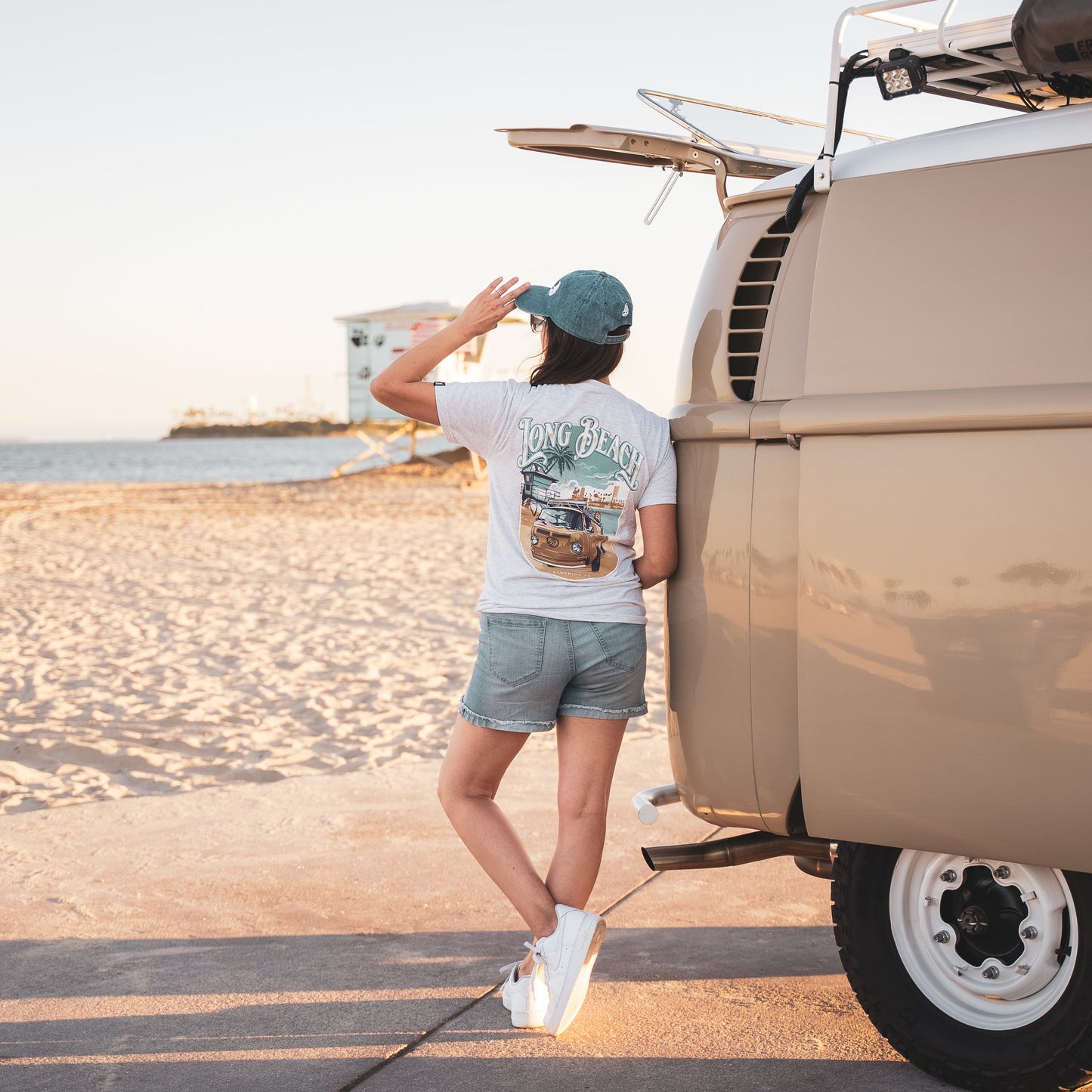 ADULT LB 1969 Bus Heather White Triblend T-Shirt