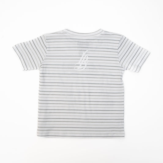 OG Logo Toddler Grey Striped T-Shirt