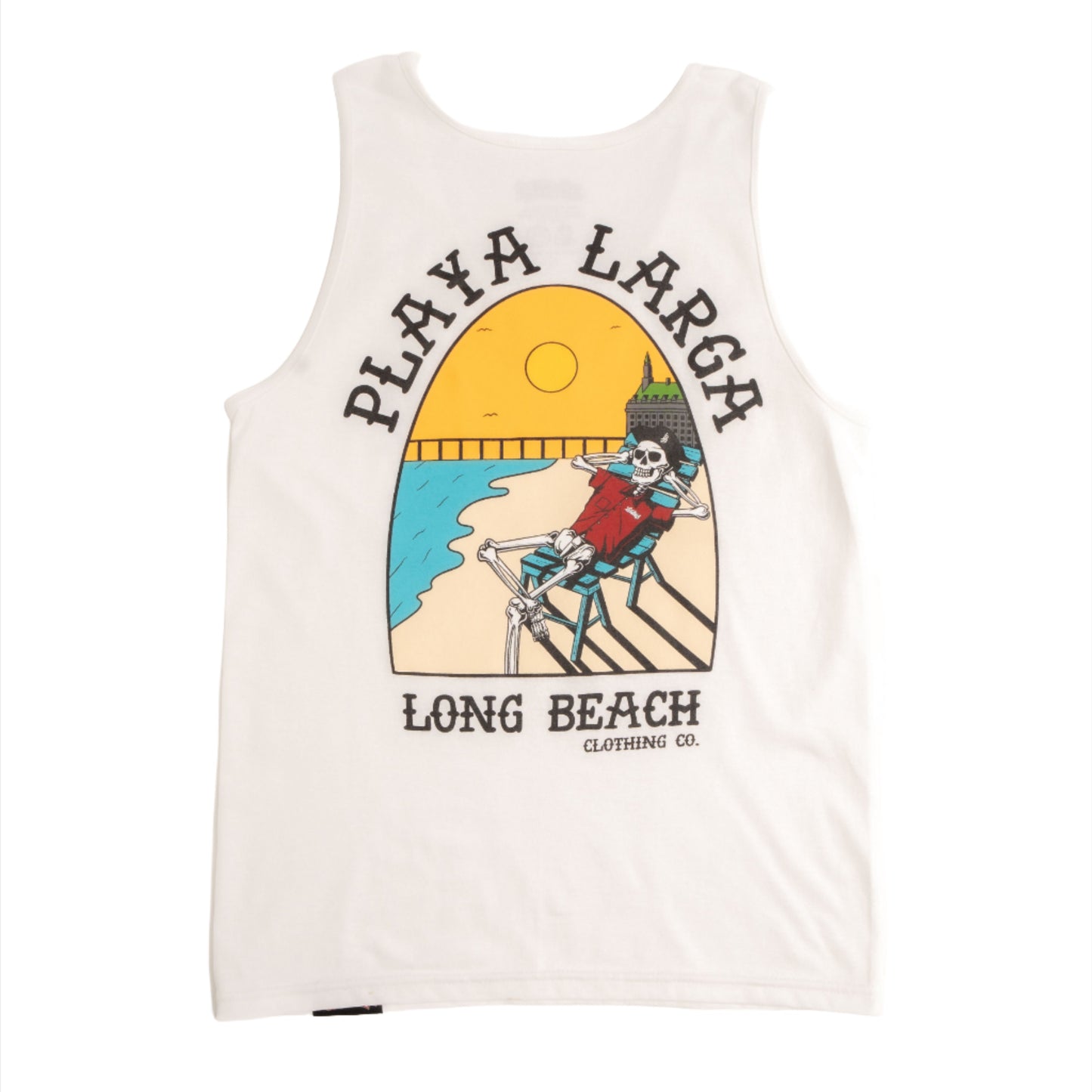 Playa Larga 2.0 Men's White Tank Top