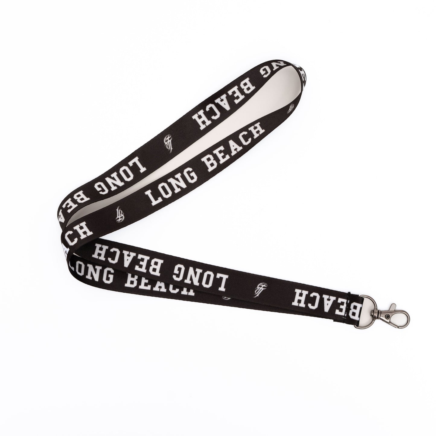 Long Beach Black Lanyard