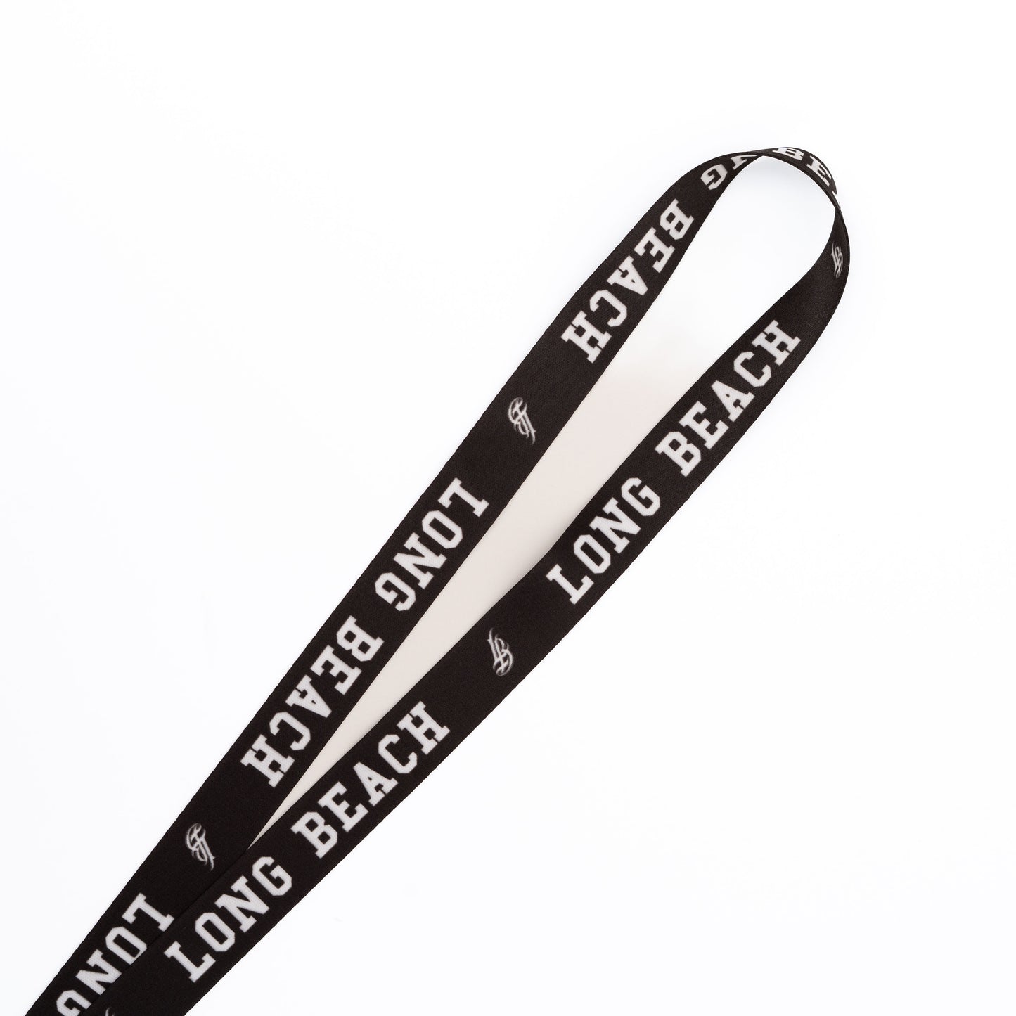 Long Beach Black Lanyard