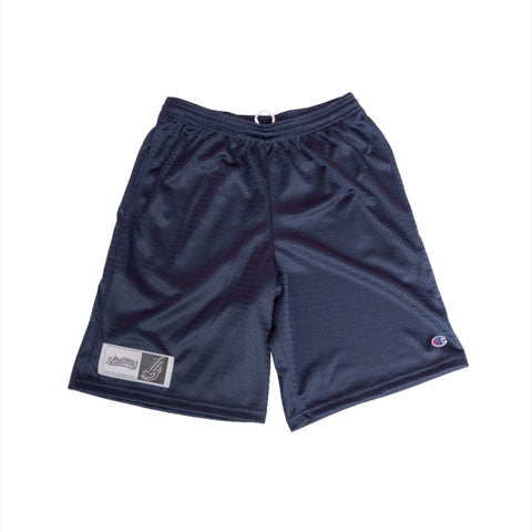 Champion Men's Navy Mesh Shorts w/Pockets