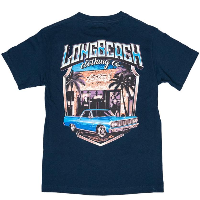 Long Beach 64 ELCO Men's Navy T-Shirt