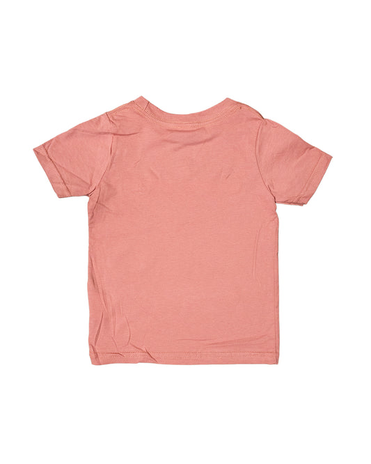 Embroidered Toddler Mauve T-Shirt