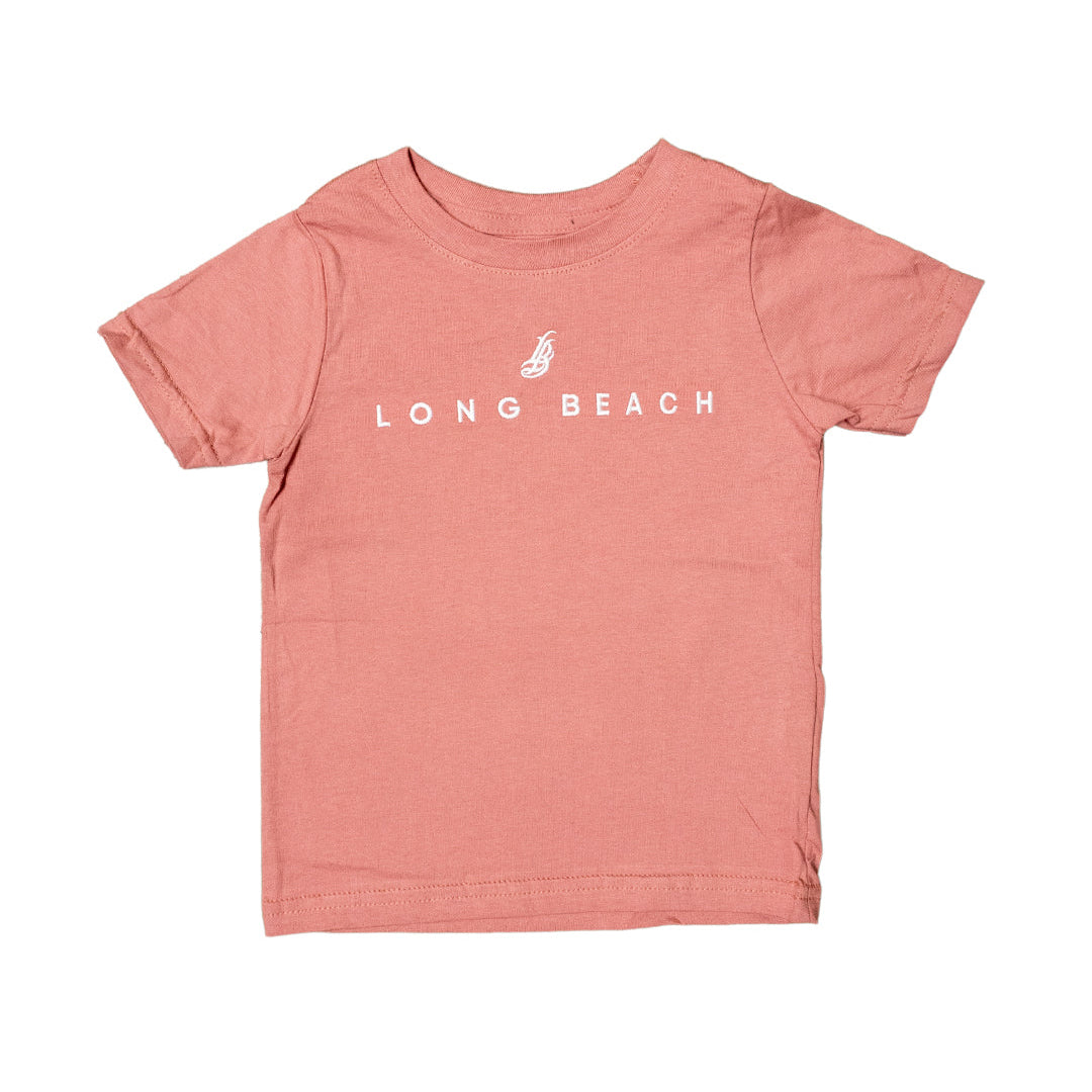 Embroidered Toddler Mauve T-Shirt