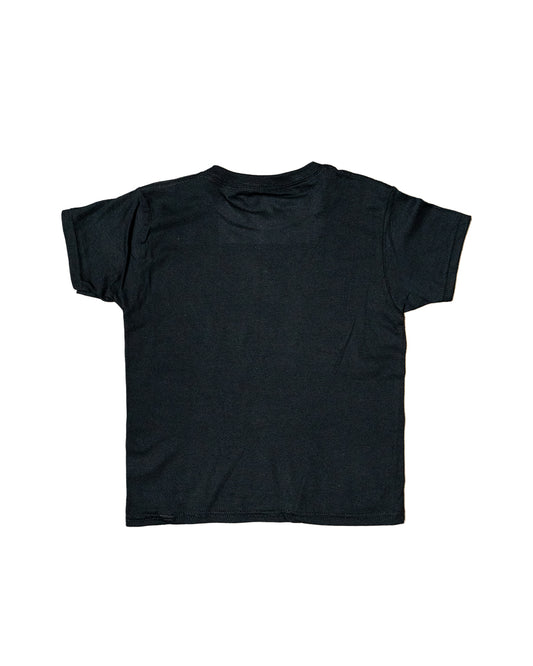 Embroidered Youth Black T-Shirt