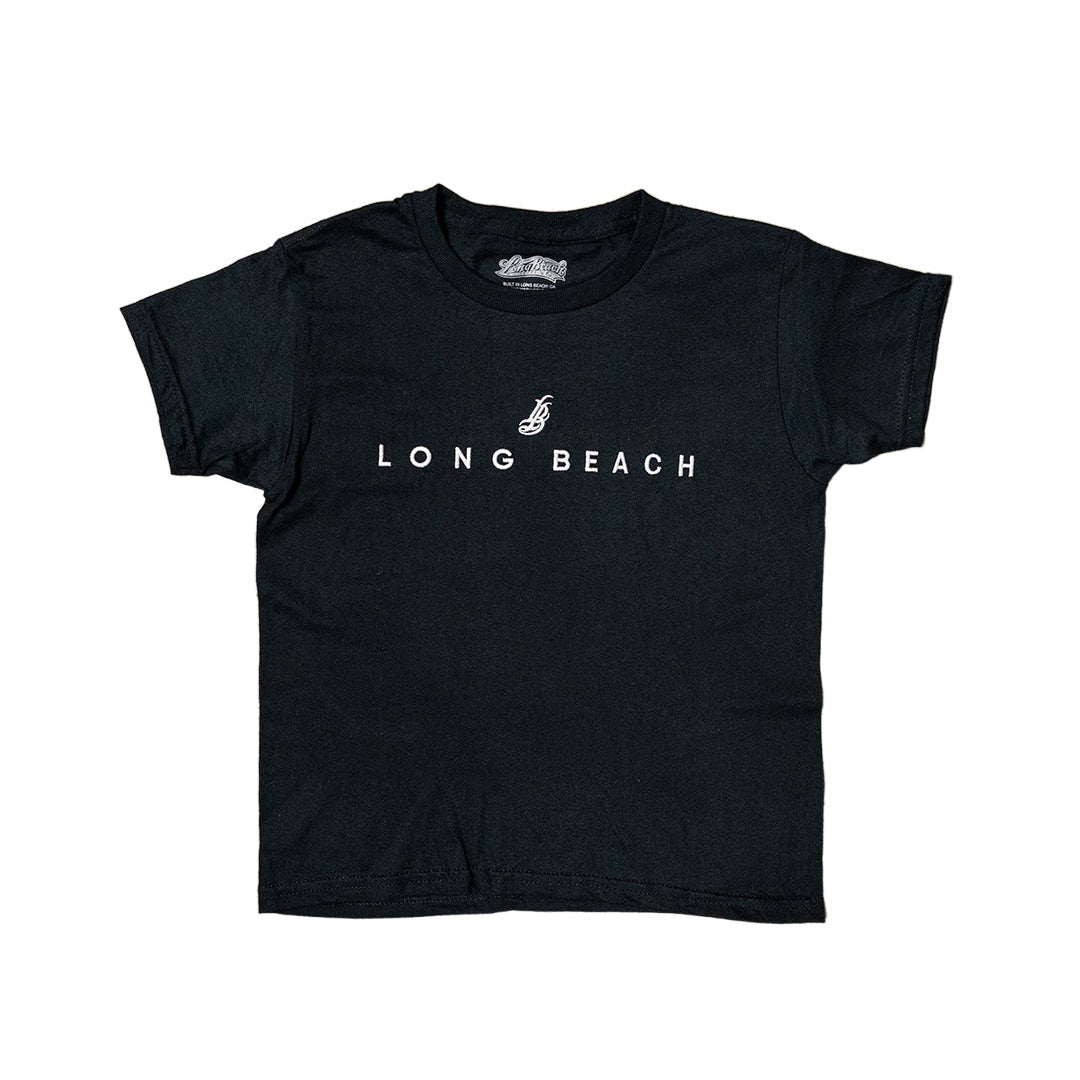 Embroidered Youth Black T-Shirt