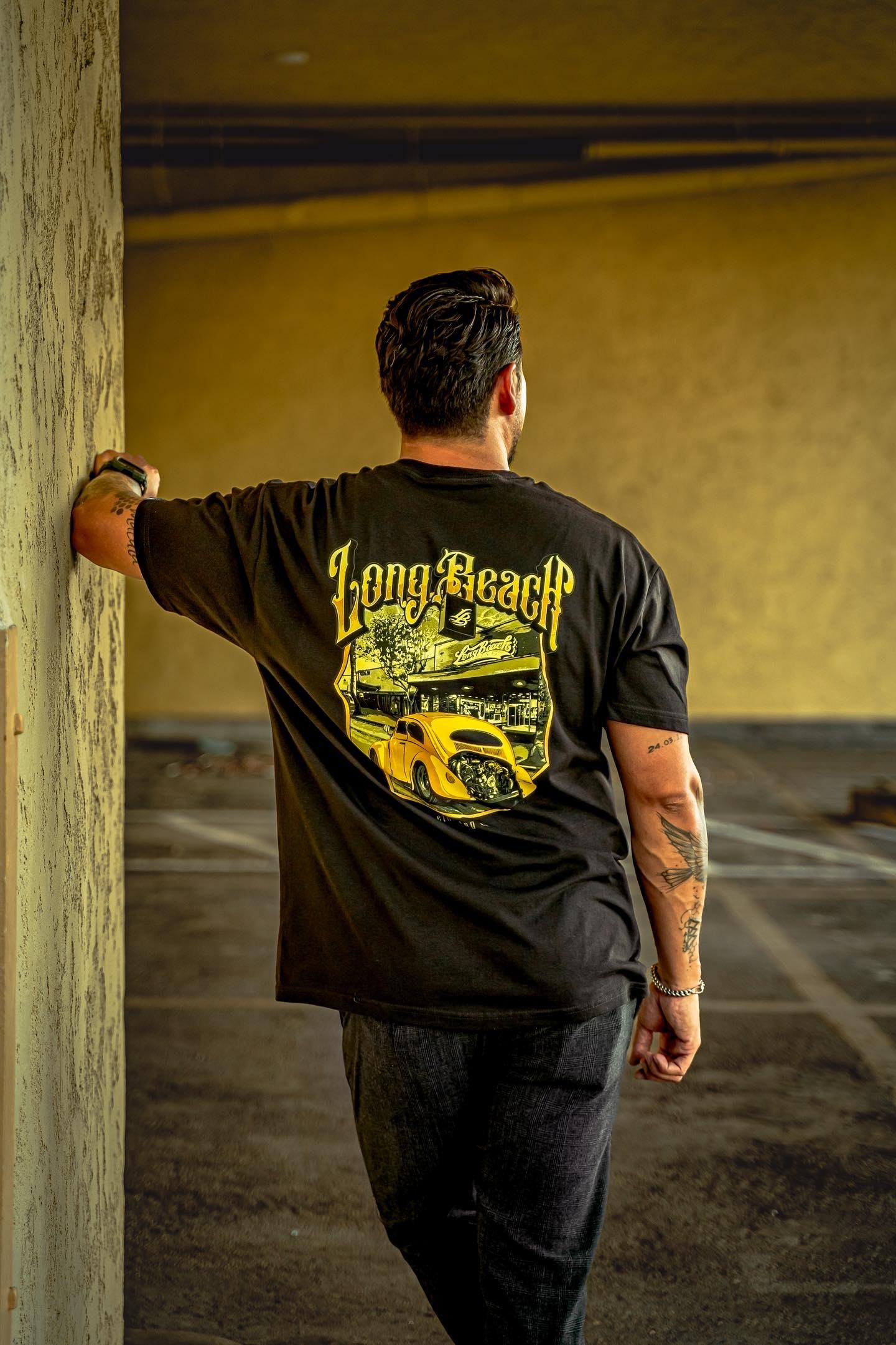 LBC Race Bug Men's Black T-Shirt