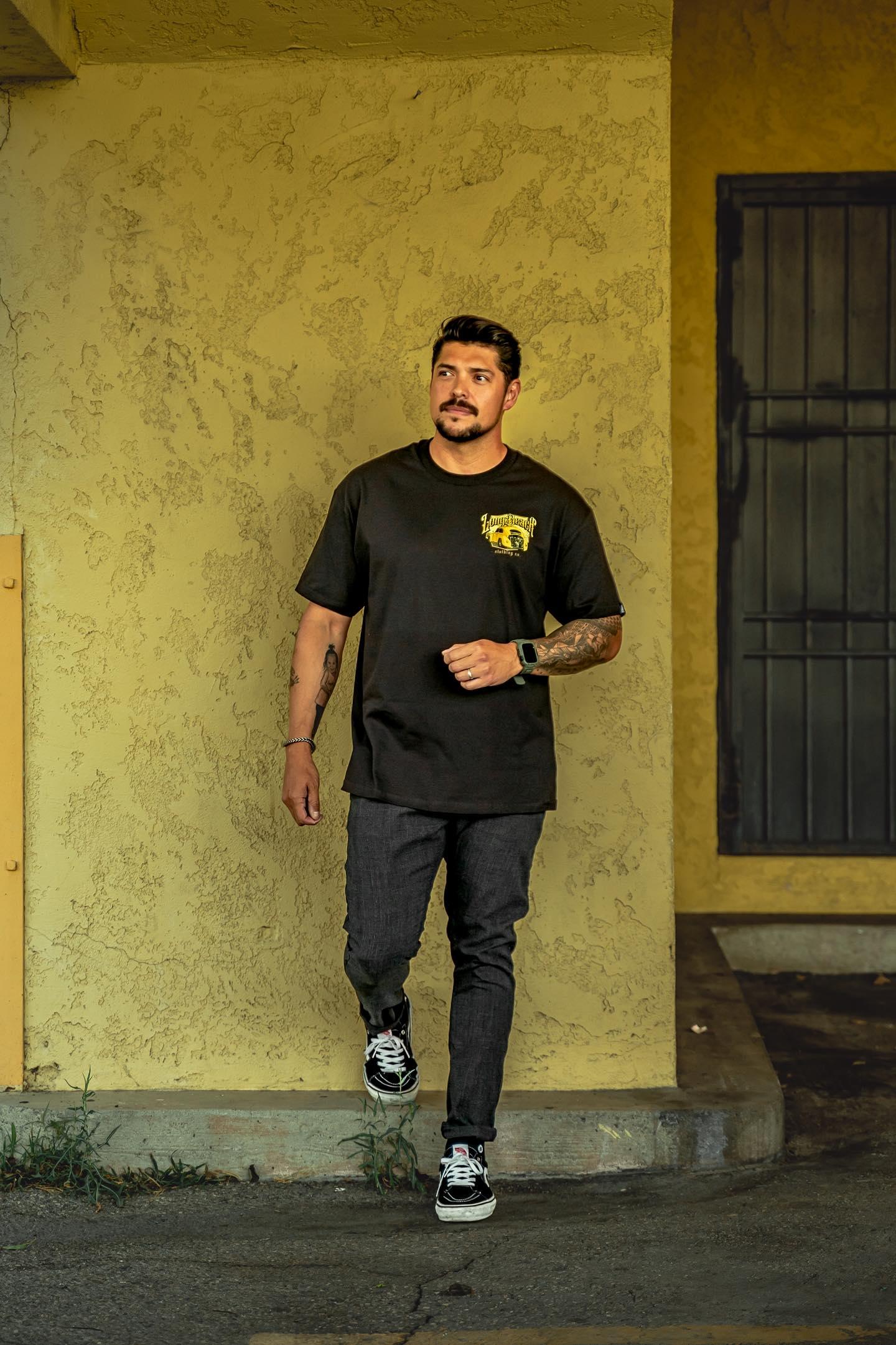 LBC Race Bug Men's Black T-Shirt