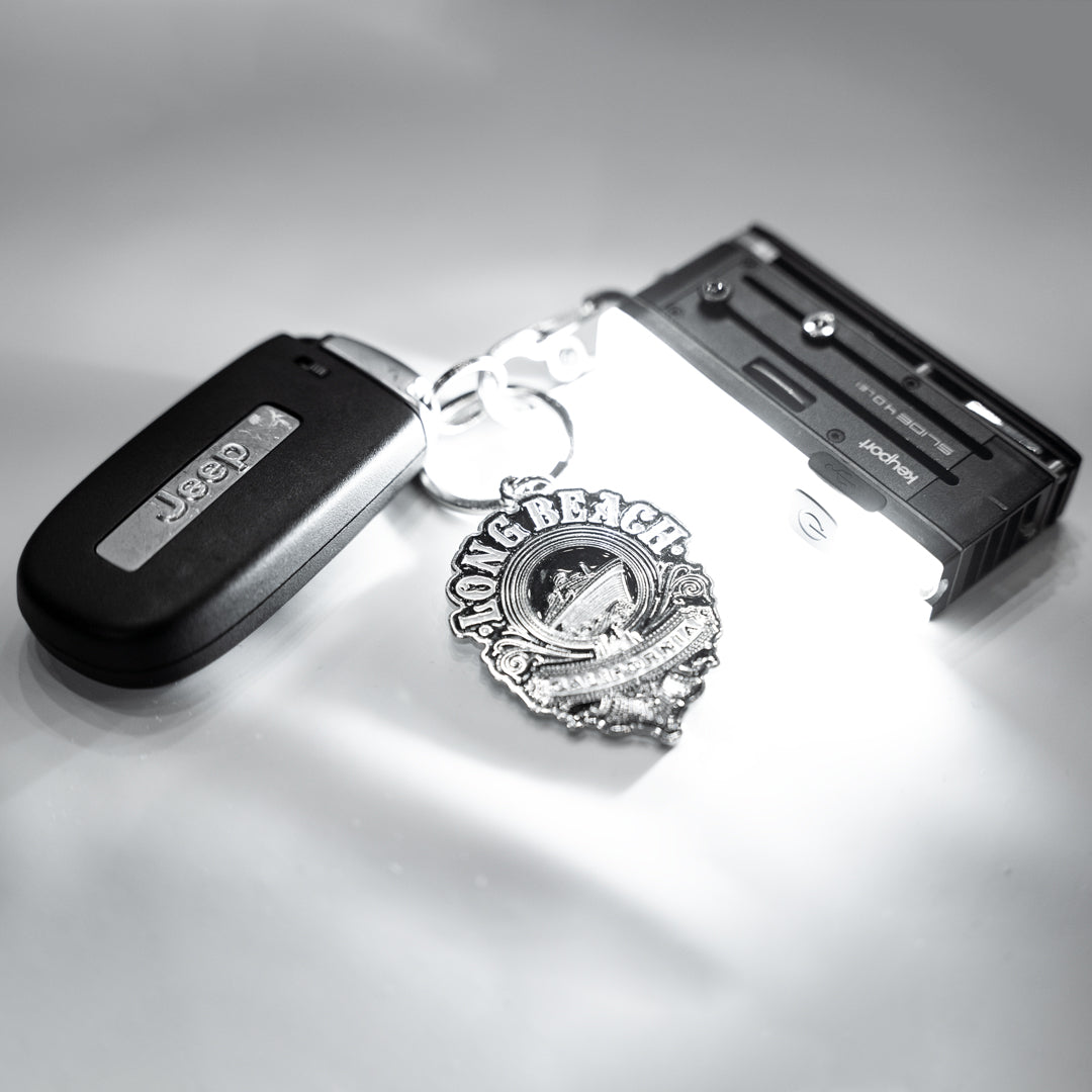Cali Queen Enamel Keychain