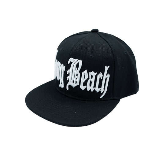 Large Old English Font Black Snapback