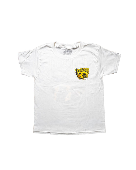 LBC Race Bug YOUTH White T-Shirt