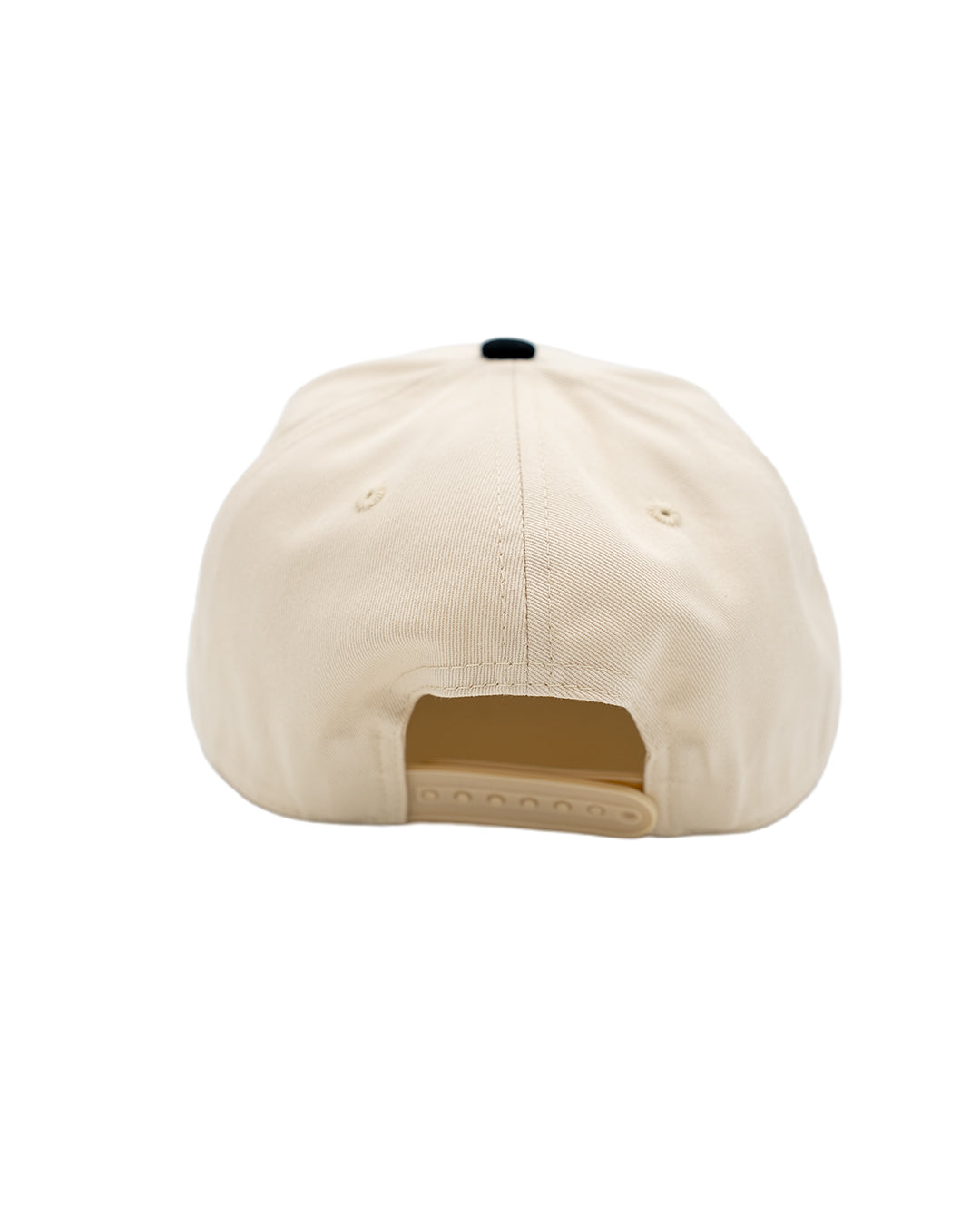 LB Vintage Script Cream Black Snapback- LBC Brand