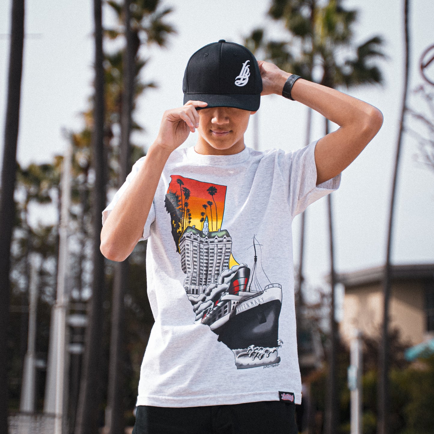 Left Coast Men's Ash T-Shirt