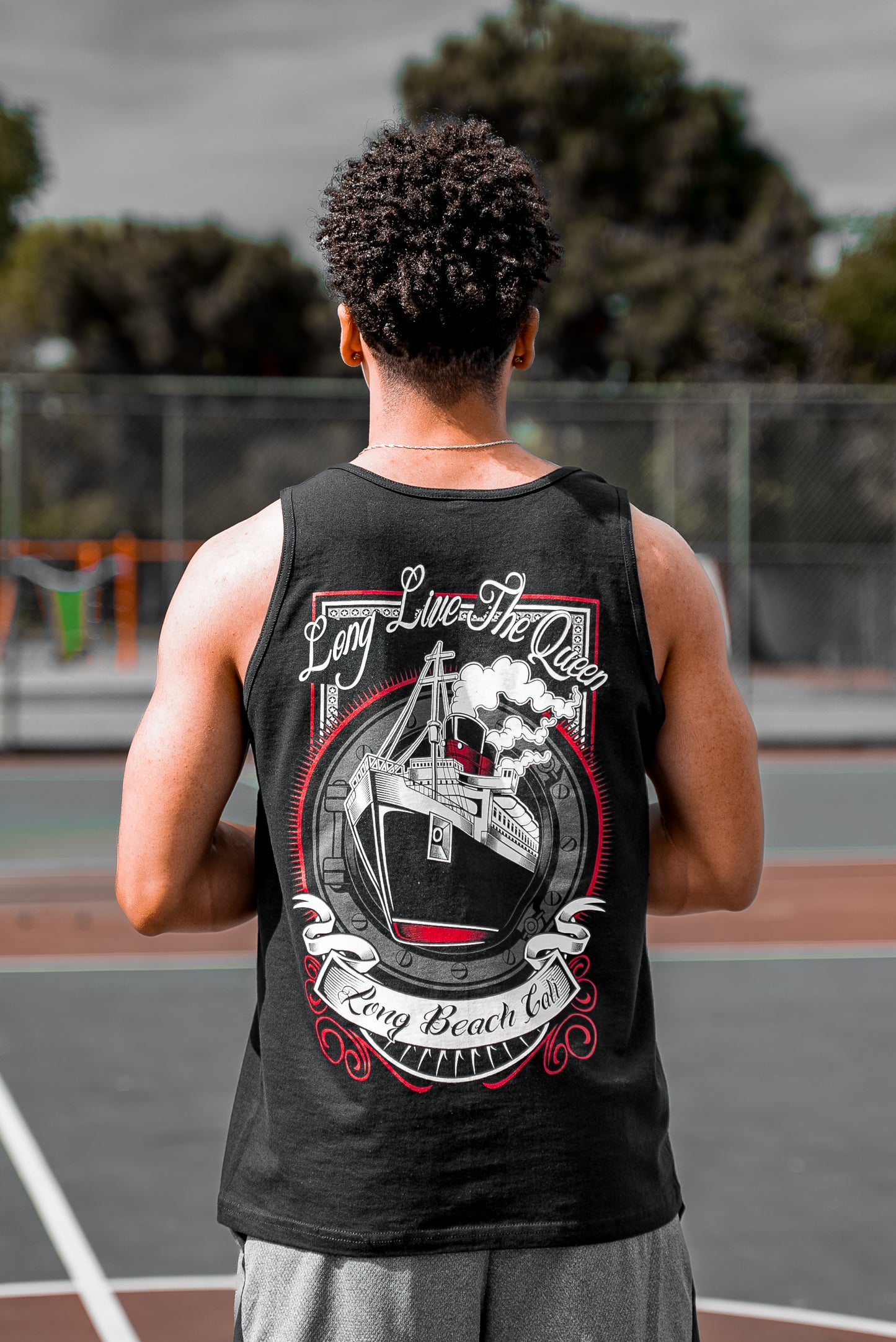 Long Live The Queen Men's Black Tank Top