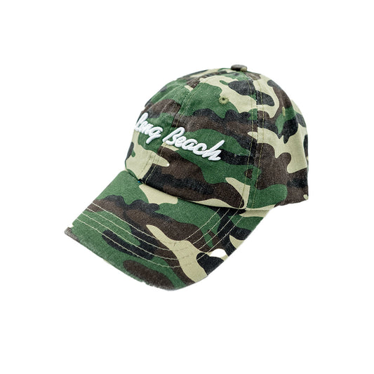 Long Beach Camo Unstructured Dad Hat