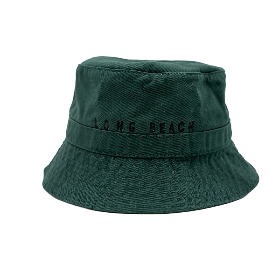 Long Beach Alpine Green Bucket Hat