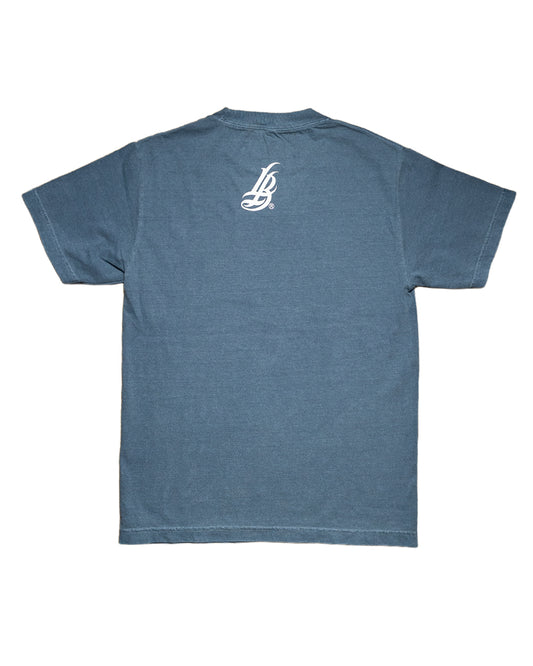 Long Beach Clothing Co. Logo Men's Vintage Navy T-Shirt