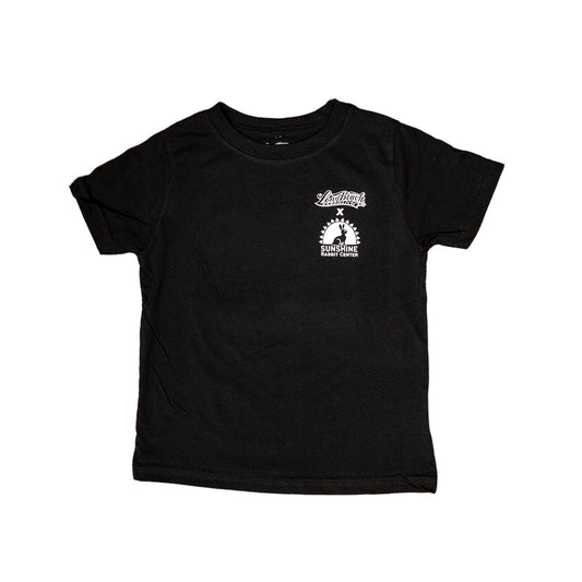 Long Beach Clothing Co x Sunshine Rabbit Center Youth Black T-Shirt