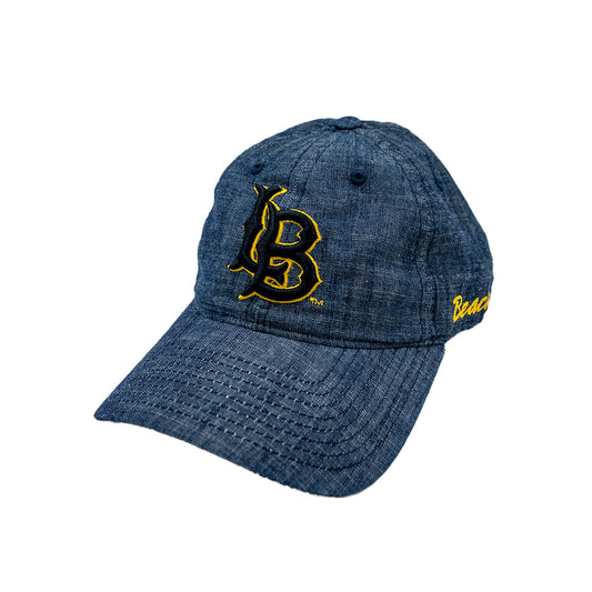 Long Beach State Unstructured Denim Hat- CSULB