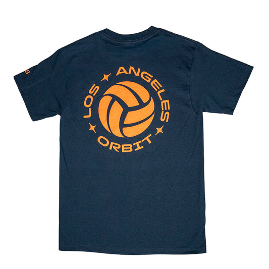 Los Angeles Orbit Adult Navy T-Shirt