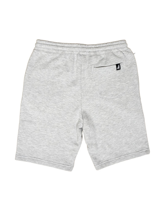 Men's Heather Grey Cursive LB Fleece Shortsk