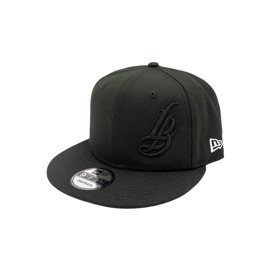 New Era 9FIFTY Cursive LB All Black Snapback