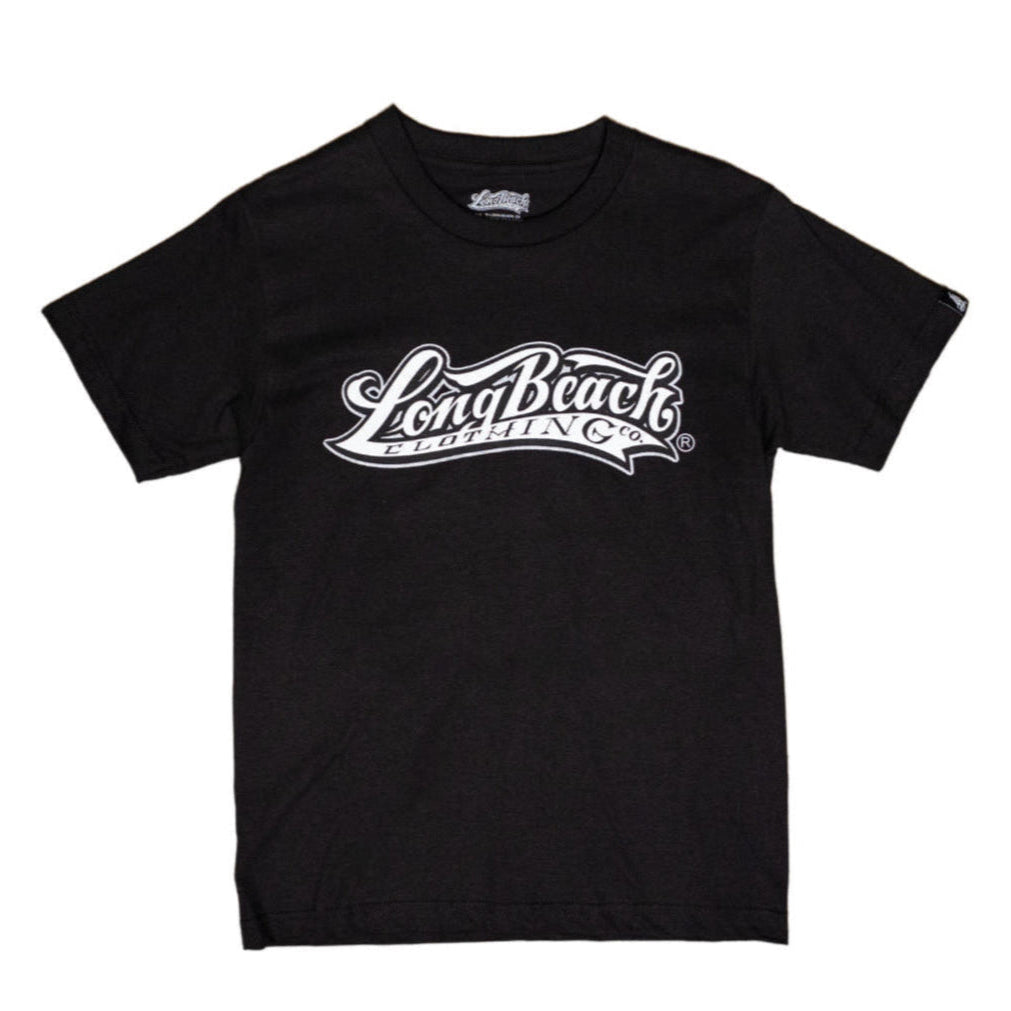 Long Beach Clothing Logo Men's Black T-Shirt - Main Image