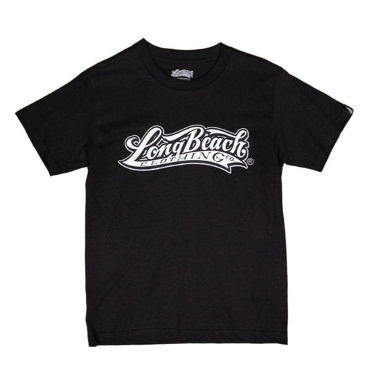 Long Beach Clothing Co. Logo Men's Black T-Shirt