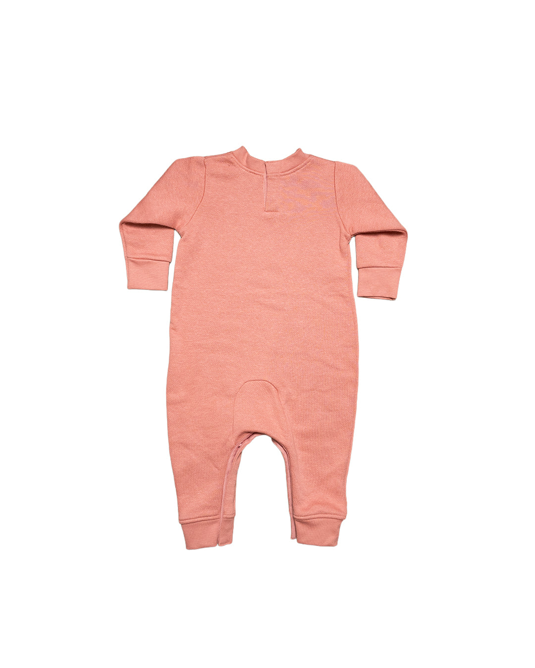 OG Logo Mauve Baby Fleece Jumpsuit