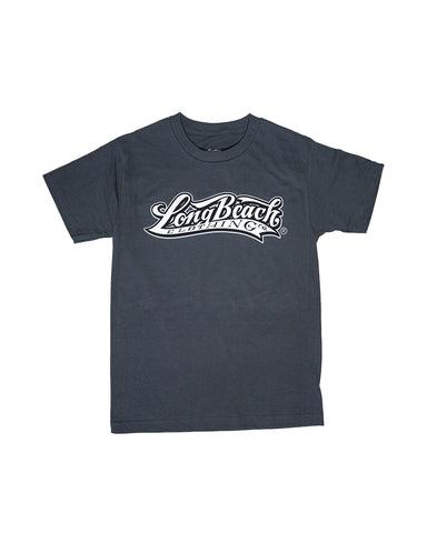 Long Beach Clothing Co. Logo Men's Charcoal T-Shirt