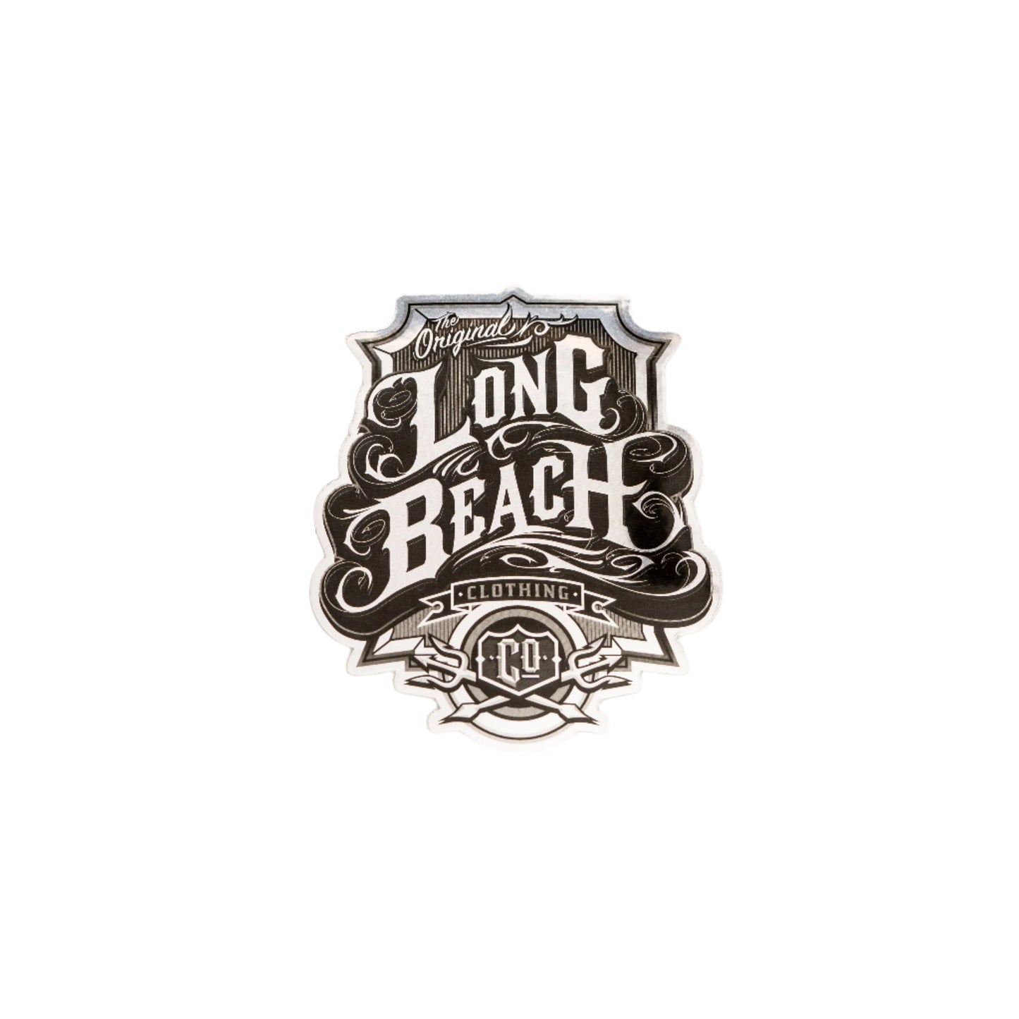 Oil Logo Chrome Sticker